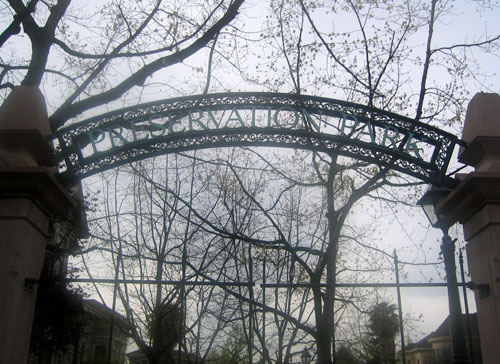 Preservation Park east gate